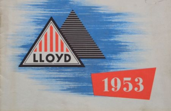 Lloyd Modelprogram 1953 Carbrochure (7316)